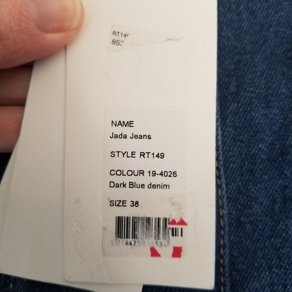 NWT ROTATE Jada Jeans High Waist Zipper Ankle Flare Organic Cotton Size 6 - Picture 5 of 16